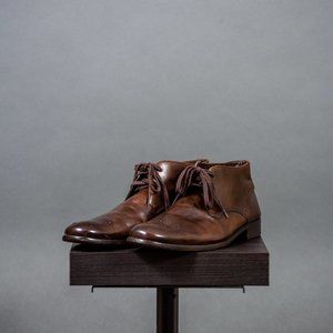Half Brogue Chukka Derby Shoes